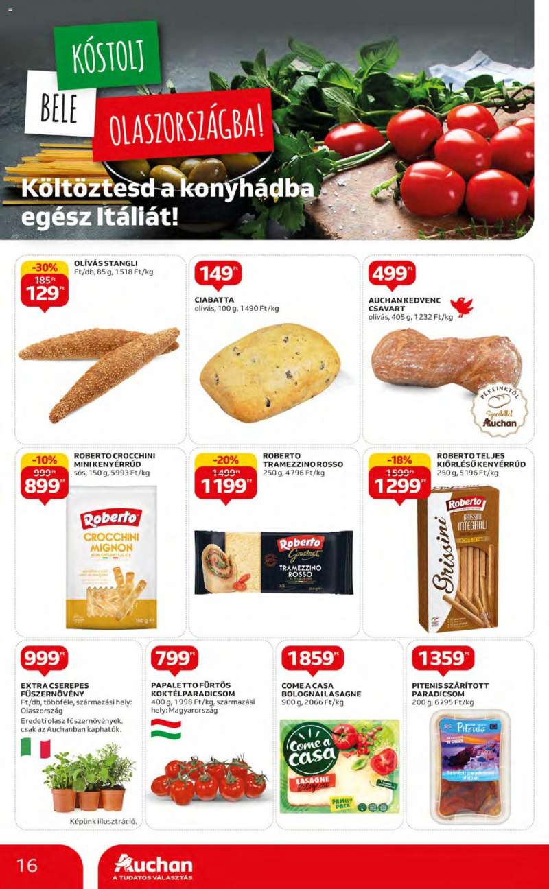 Auchan Nyári ajánlatok / Hipermarket 16 oldal