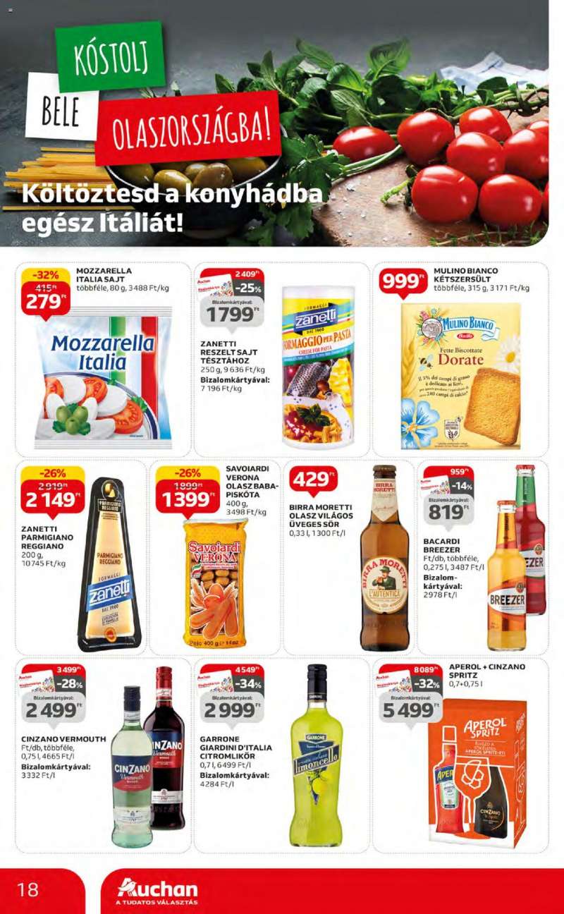 Auchan Nyári ajánlatok / Hipermarket 18 oldal
