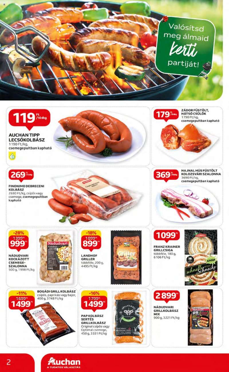 Auchan Nyári ajánlatok / Hipermarket 2 oldal