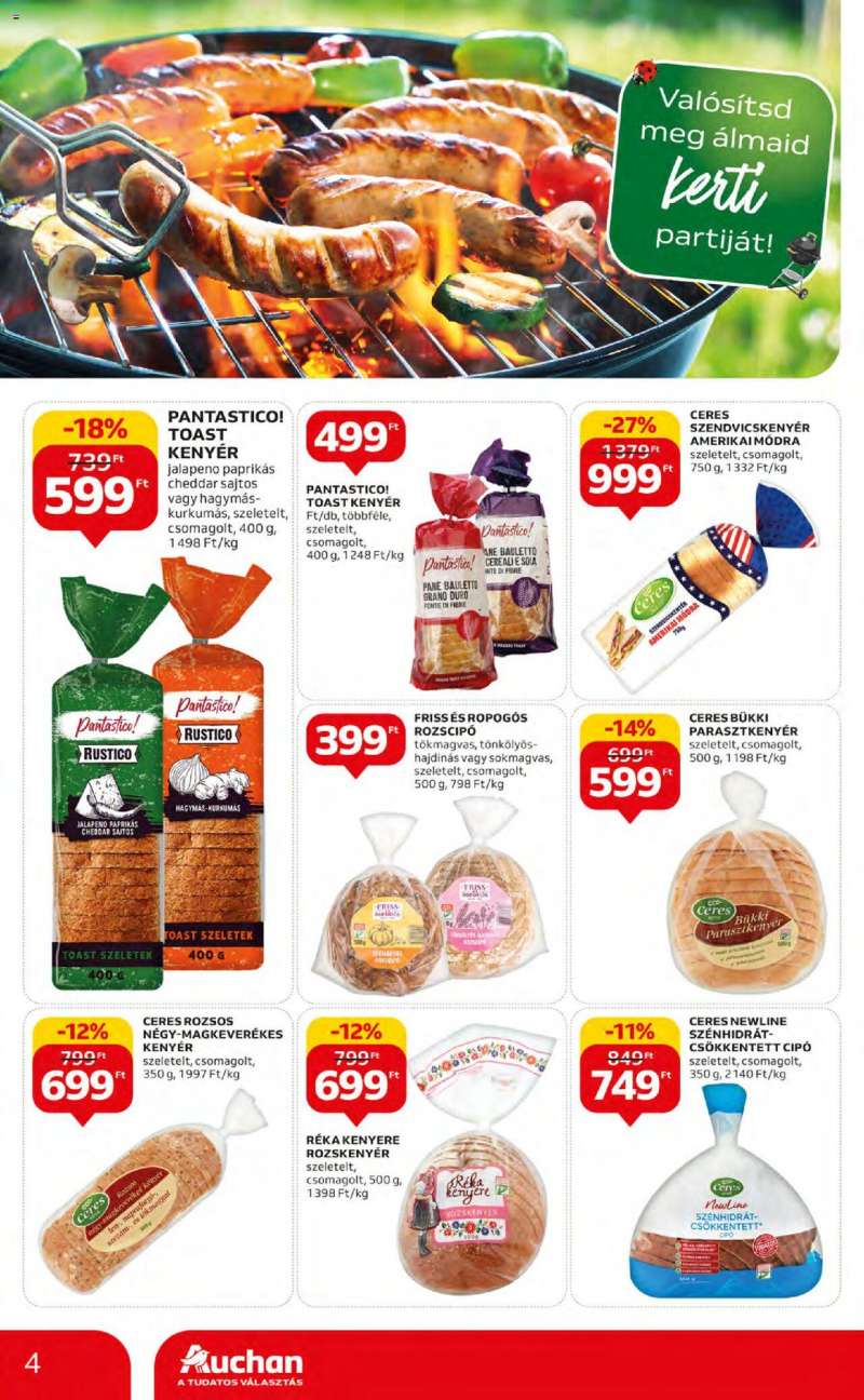 Auchan Nyári ajánlatok / Hipermarket 4 oldal