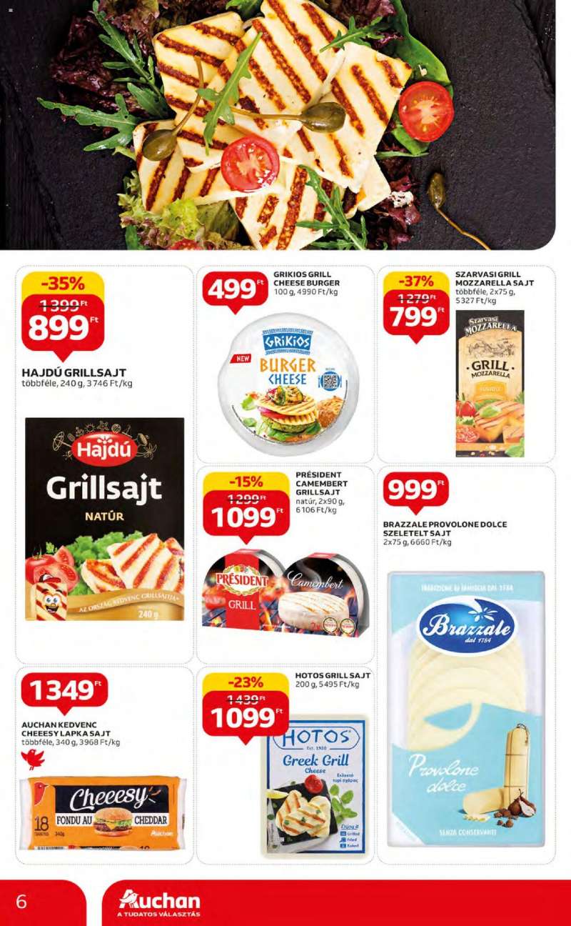 Auchan Nyári ajánlatok / Hipermarket 6 oldal