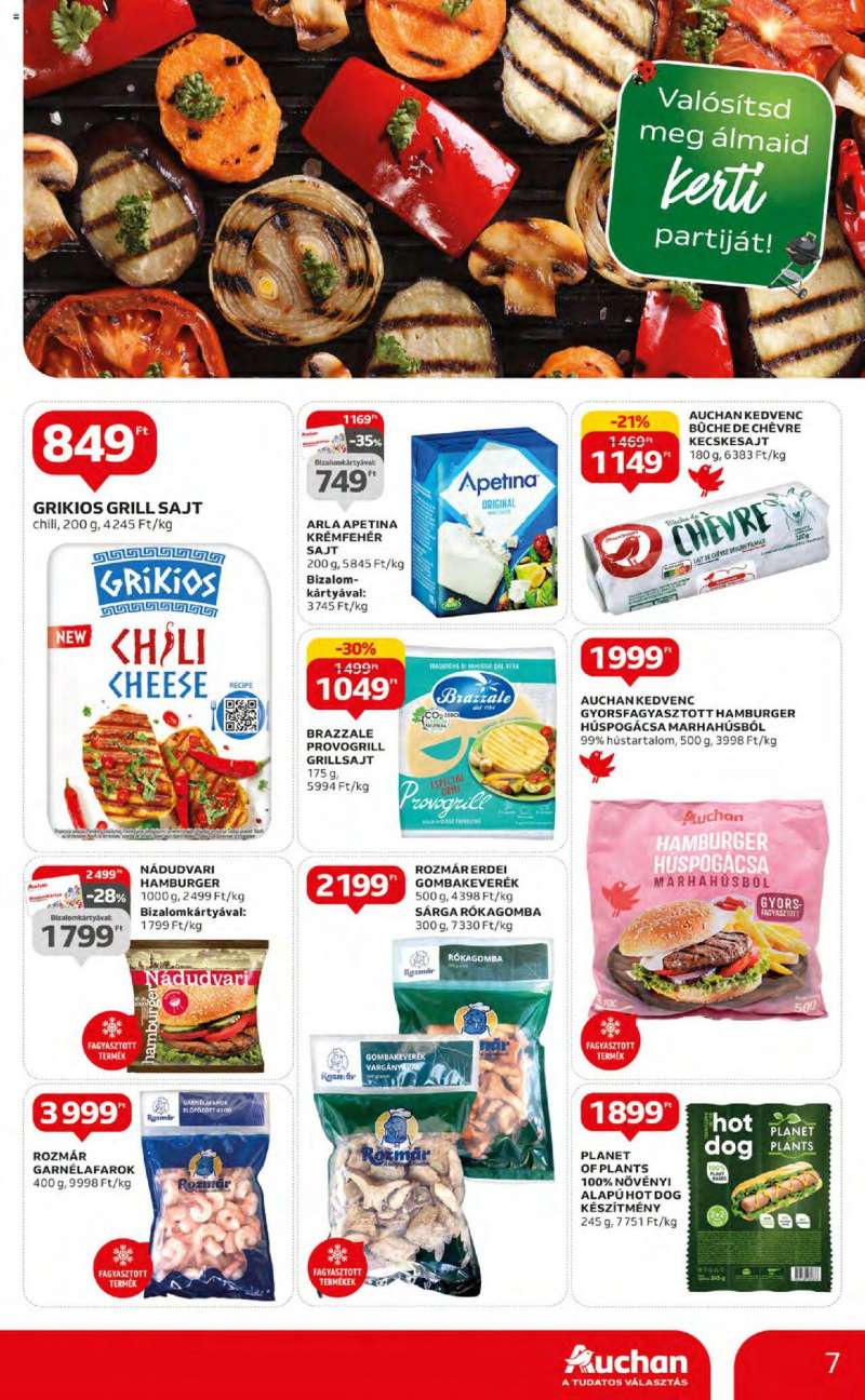 Auchan Nyári ajánlatok / Hipermarket 7 oldal