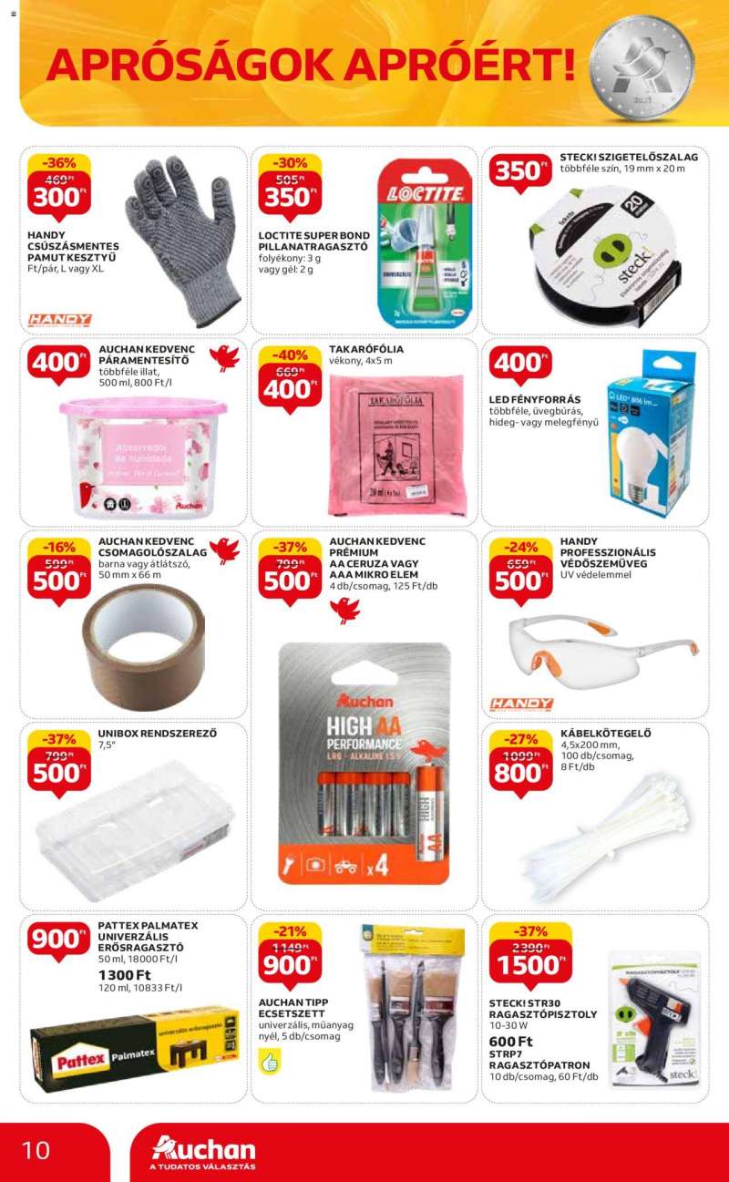 Auchan Hipermarket apróságok apróért ajánlatok 10 oldal