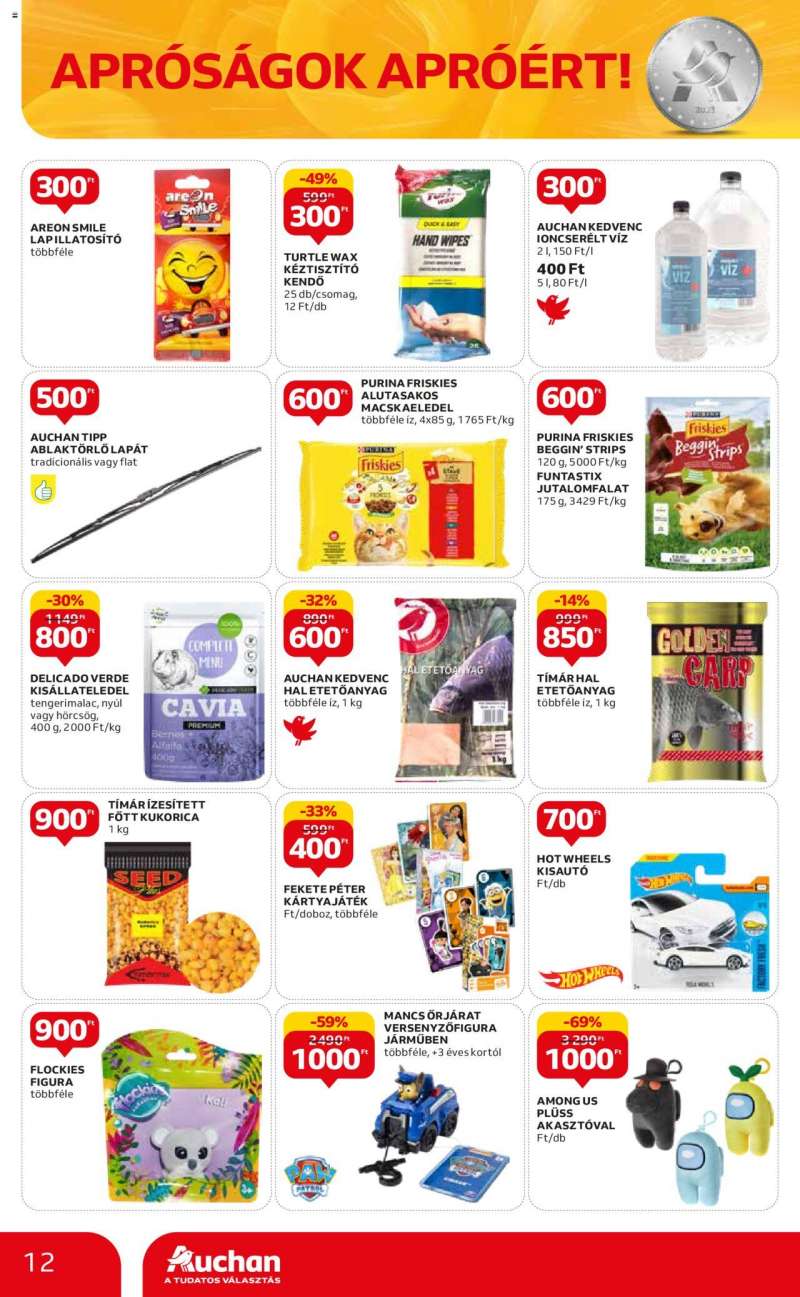 Auchan Hipermarket apróságok apróért ajánlatok 12 oldal
