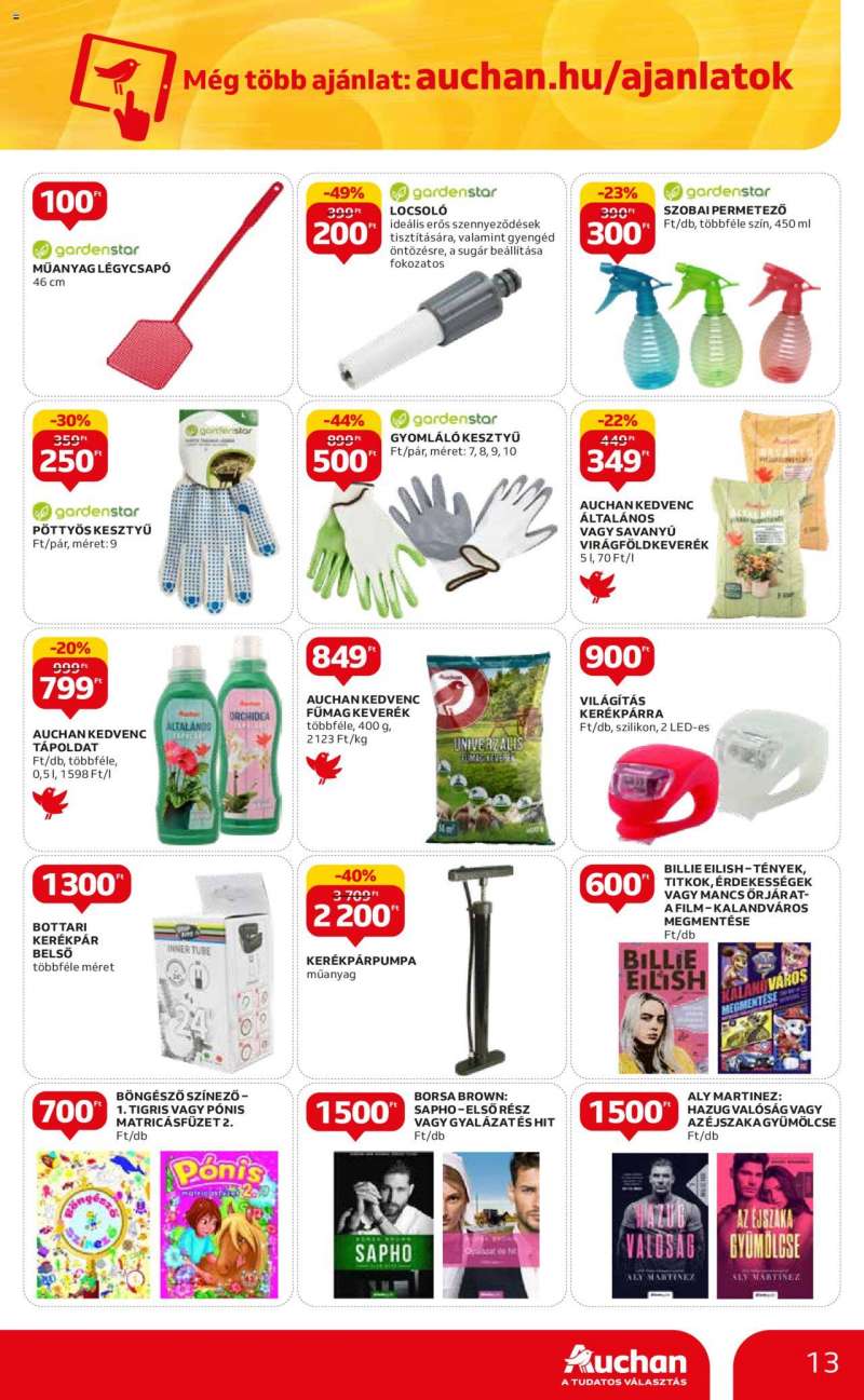 Auchan Hipermarket apróságok apróért ajánlatok 13 oldal