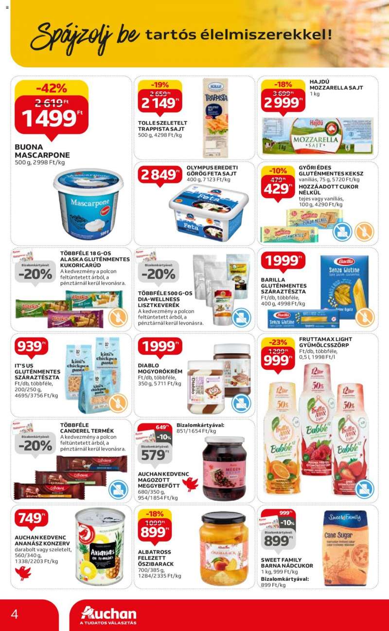 Auchan Hipermarket apróságok apróért ajánlatok 4 oldal
