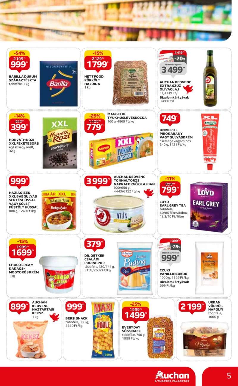 Auchan Hipermarket apróságok apróért ajánlatok 5 oldal