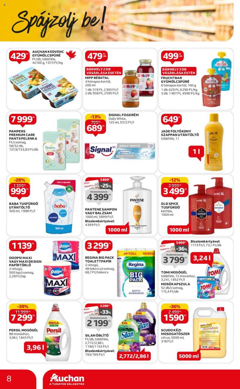 Auchan Hipermarket apróságok apróért ajánlatok 8 oldal