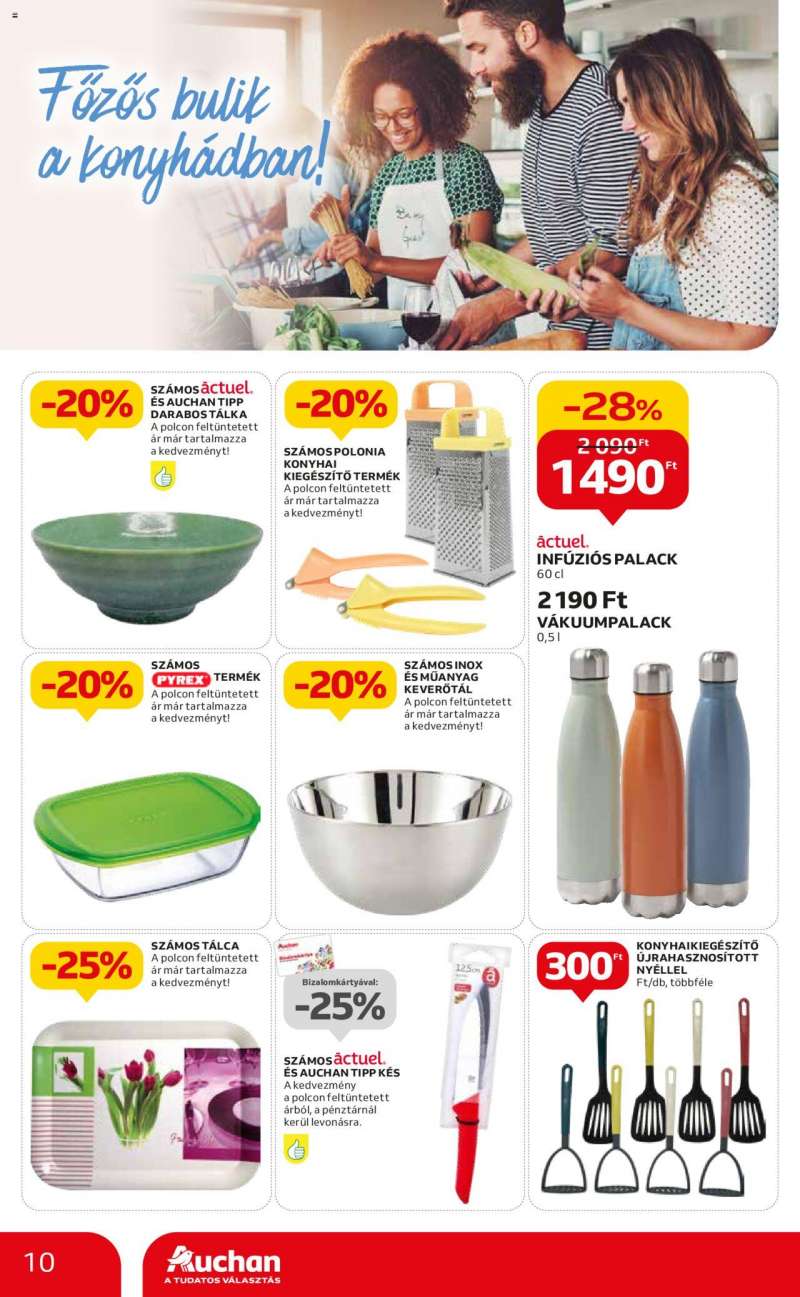 Auchan Auchan hipermarket nyárzáró ajánlatok 10 oldal