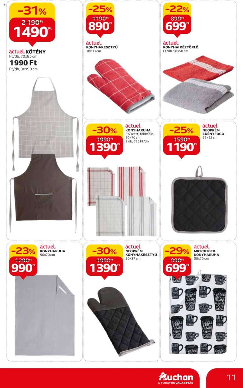 Auchan Auchan hipermarket nyárzáró ajánlatok 11 oldal
