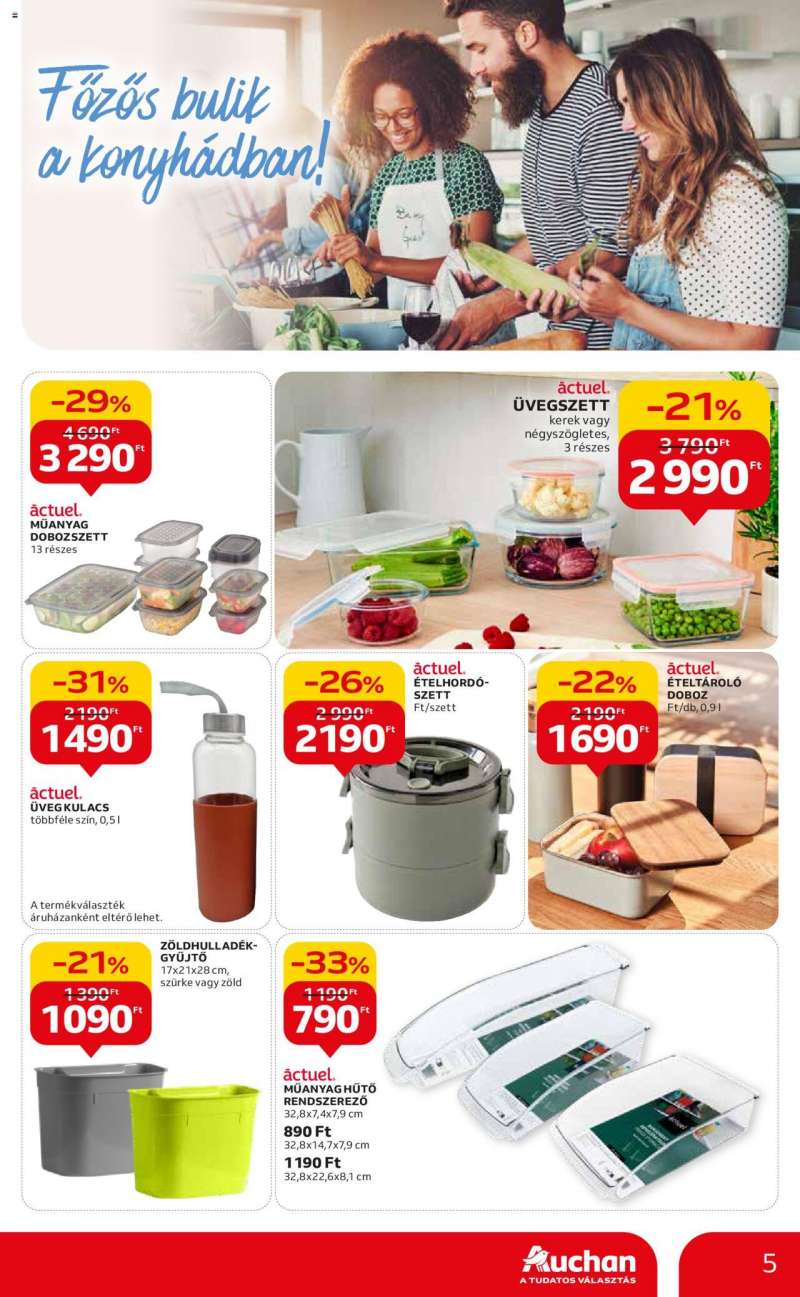 Auchan Auchan hipermarket nyárzáró ajánlatok 5 oldal