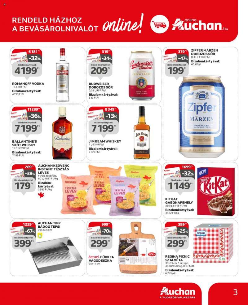 Auchan Auchan Maglód hipermarket extra ajánlatok 3 oldal