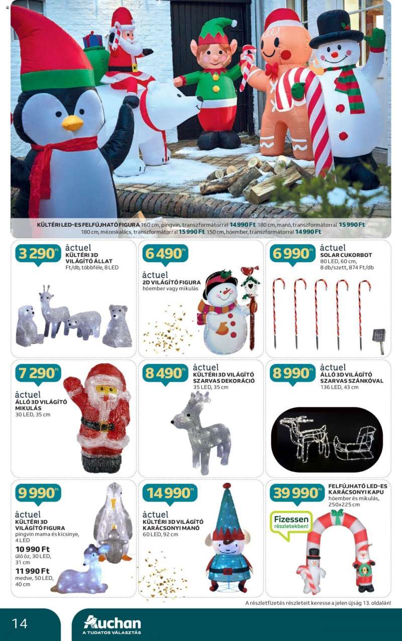 Auchan Hipermarket karácsonyi dekoráció ajánlatok 14 oldal