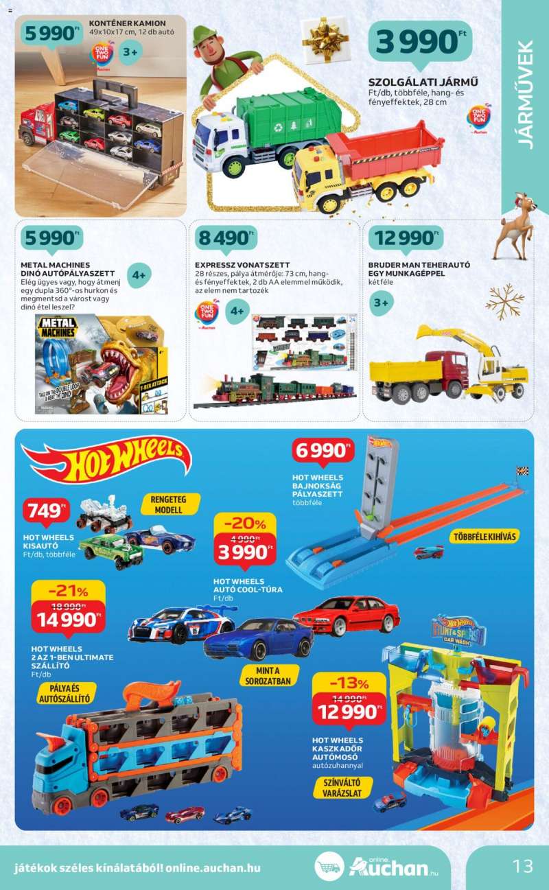 Auchan Karácsonyi játék katalógus 13 oldal