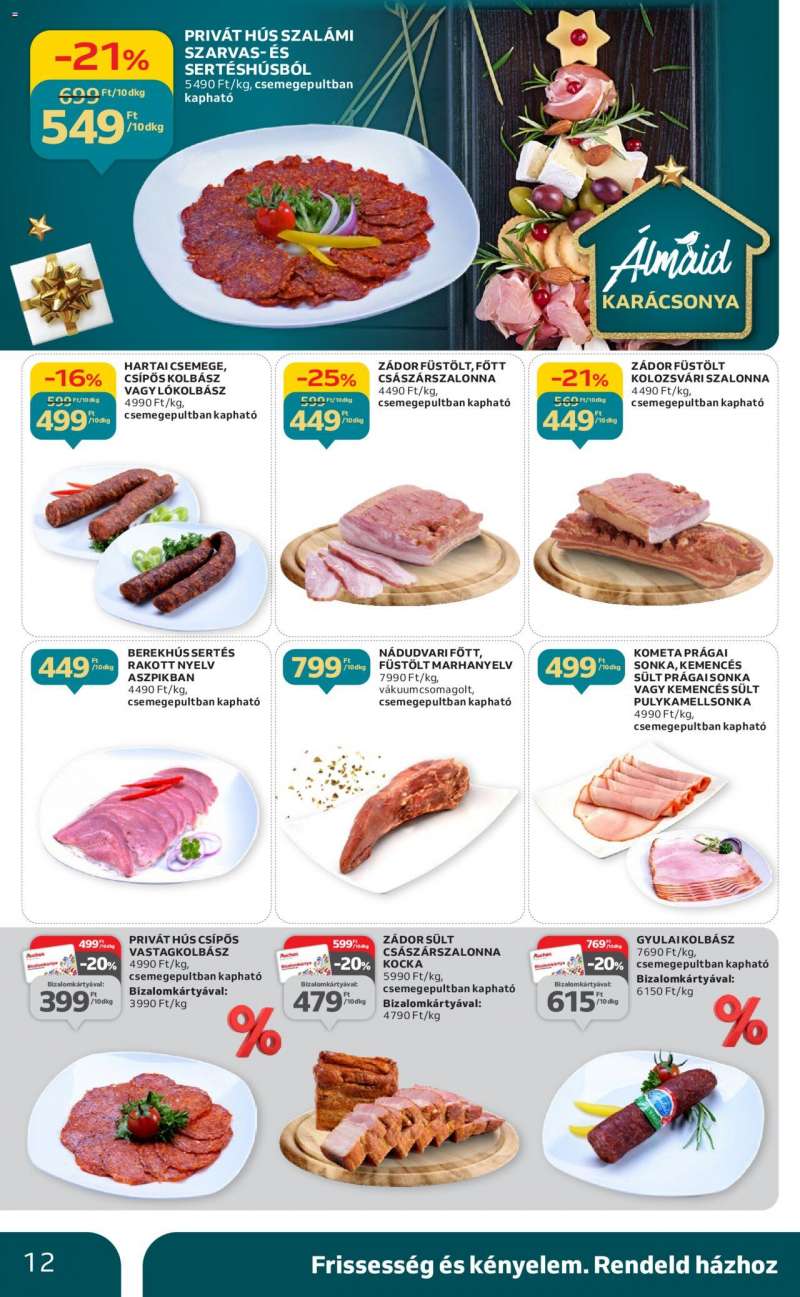 Auchan Hipermarket gasztro katalógus 12 oldal