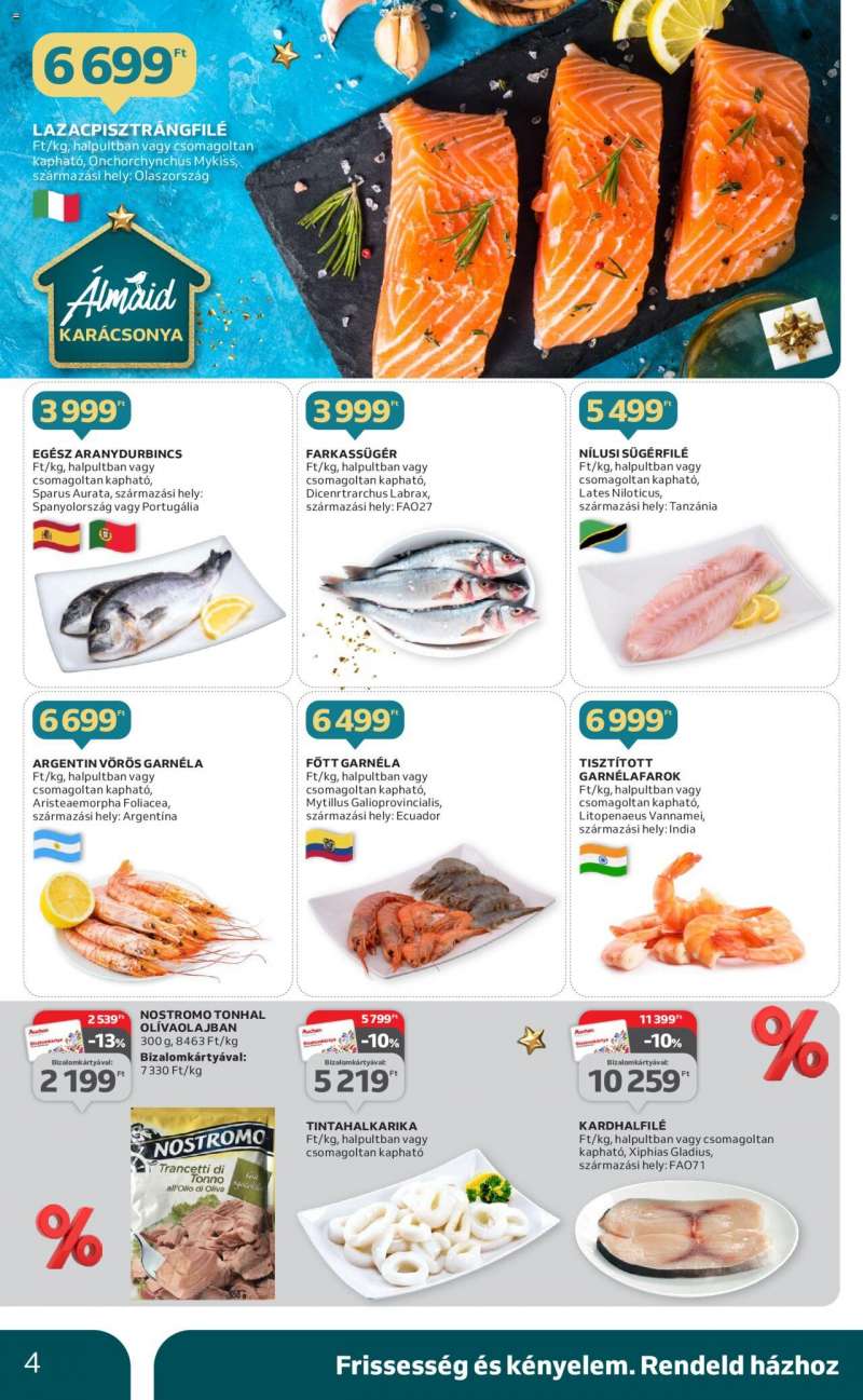 Auchan Hipermarket gasztro katalógus 4 oldal