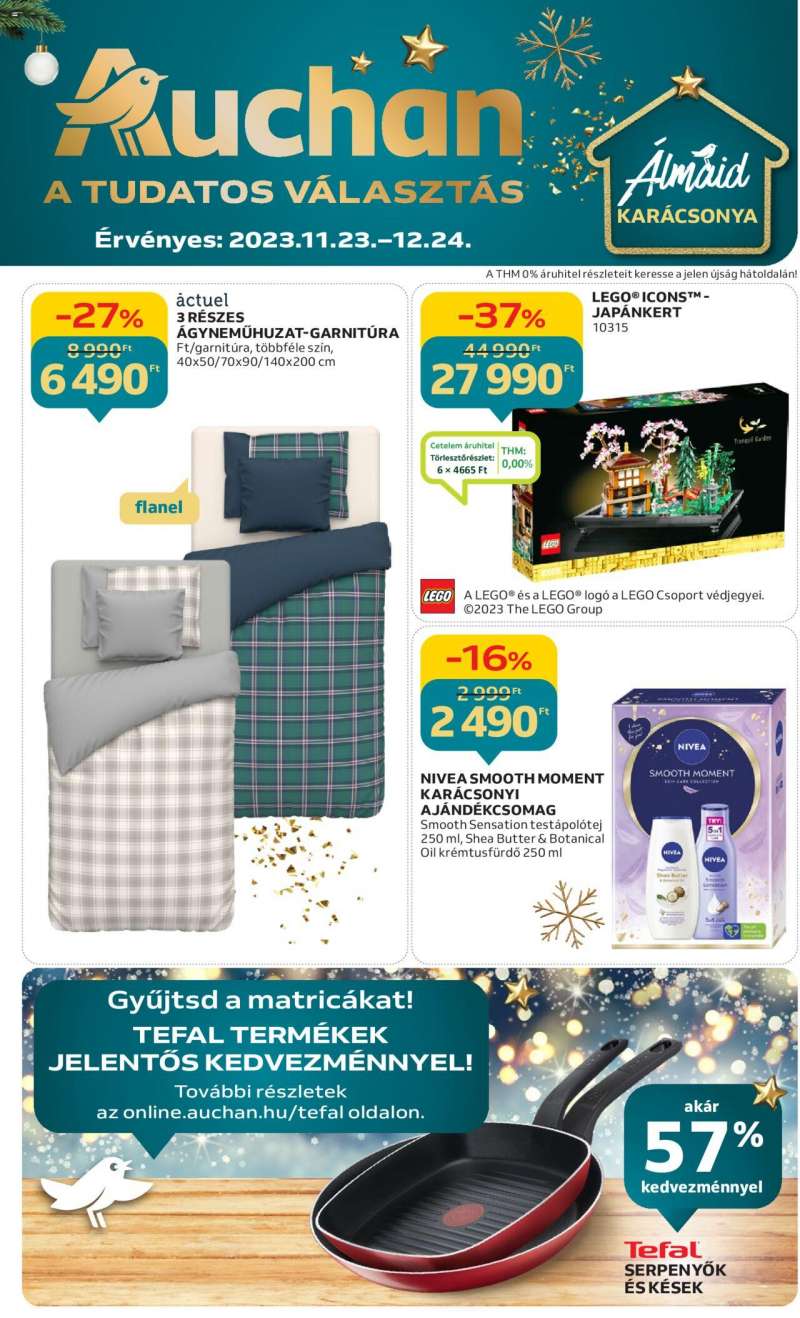 Auchan Karácsonyi ajándék ajánlatok 1 oldal