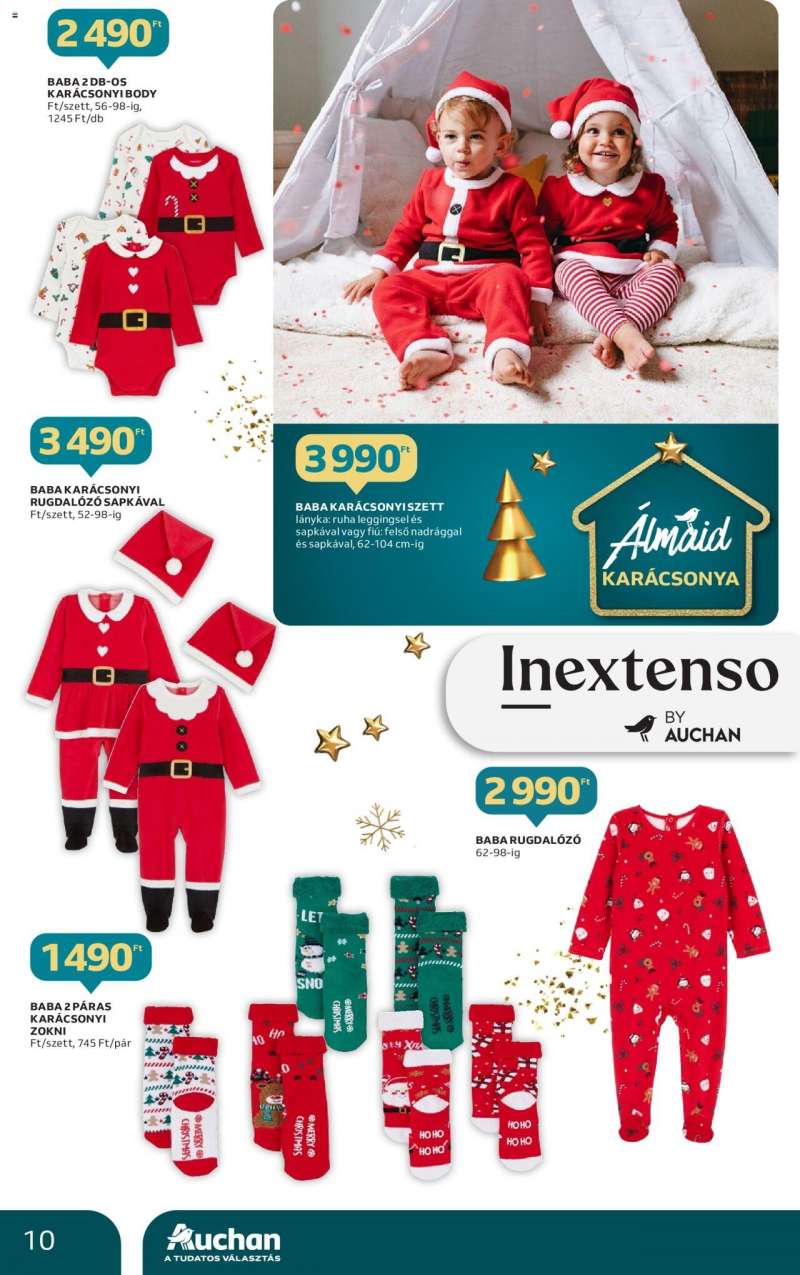 Auchan Karácsonyi ajándék ajánlatok 10 oldal