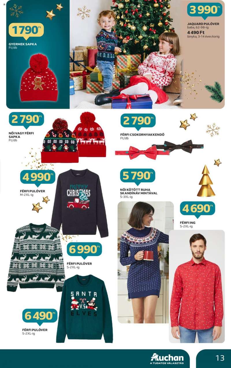 Auchan Karácsonyi ajándék ajánlatok 13 oldal