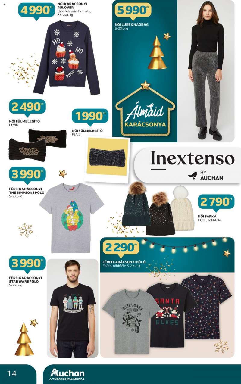 Auchan Karácsonyi ajándék ajánlatok 14 oldal