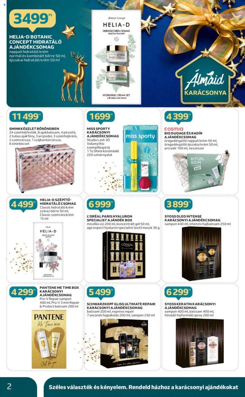 Auchan Karácsonyi ajándék ajánlatok 2 oldal