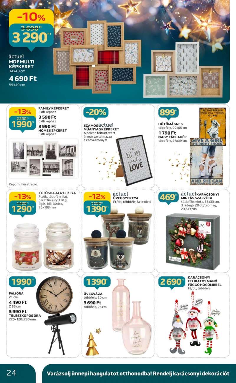 Auchan Karácsonyi ajándék ajánlatok 24 oldal