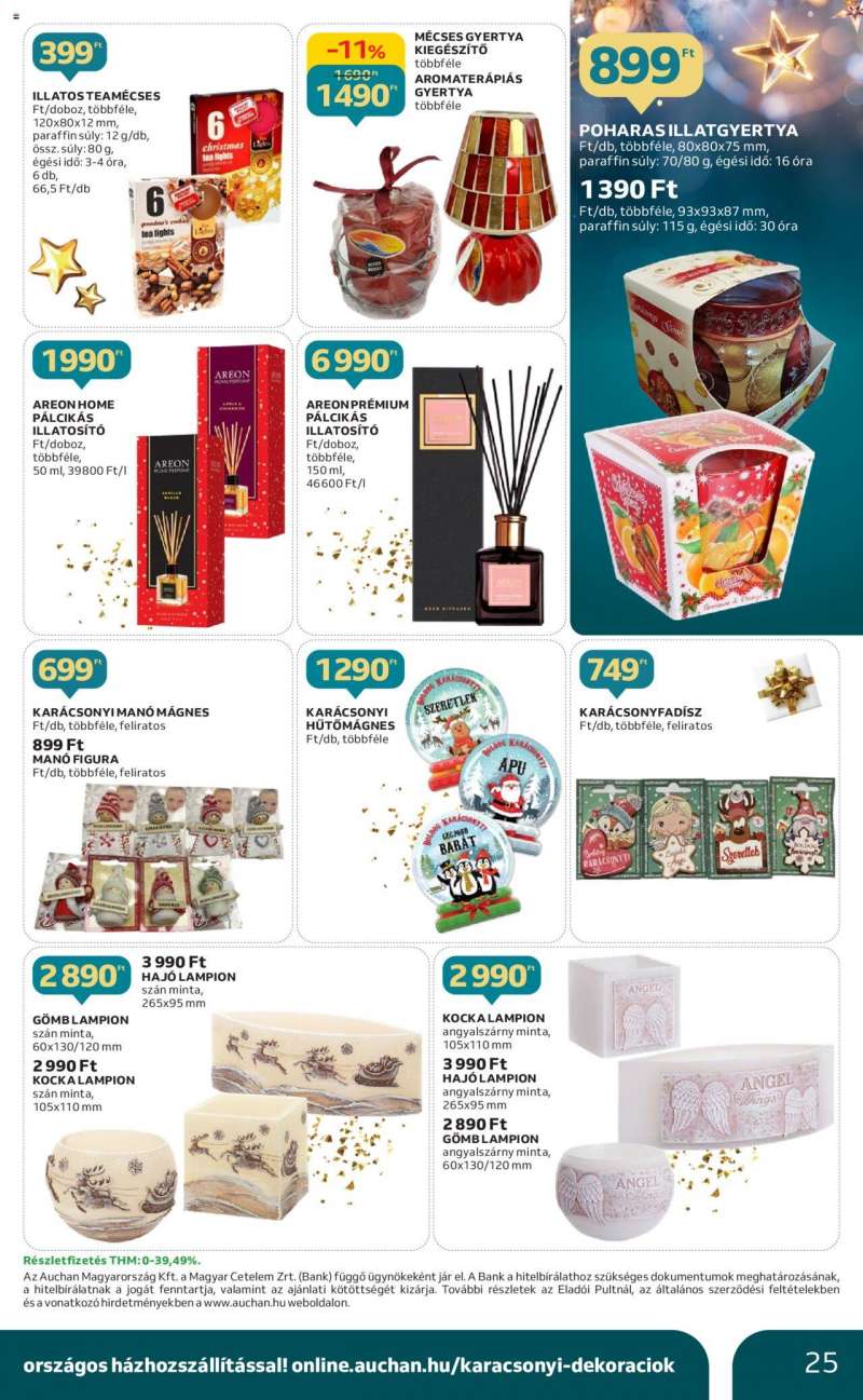 Auchan Karácsonyi ajándék ajánlatok 25 oldal