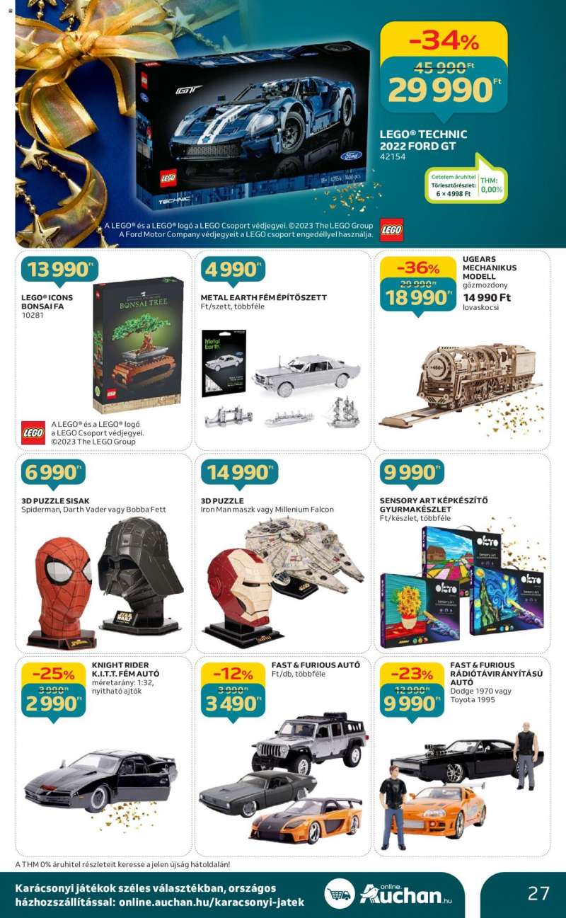 Auchan Karácsonyi ajándék ajánlatok 27 oldal