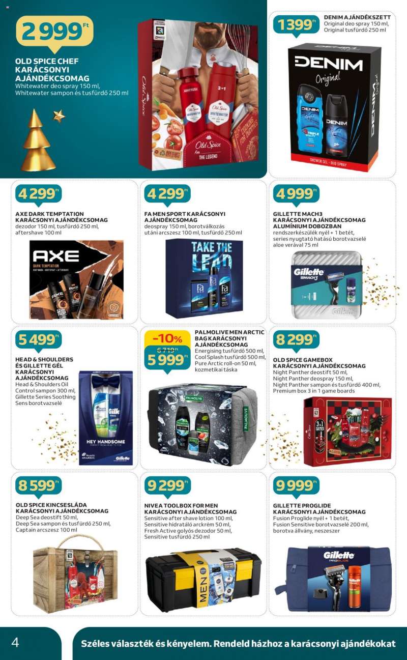 Auchan Karácsonyi ajándék ajánlatok 4 oldal