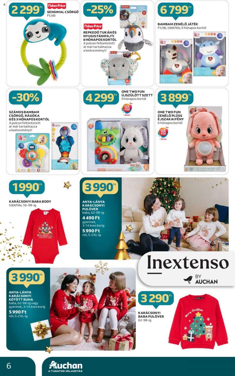 Auchan Karácsonyi ajándék ajánlatok 6 oldal