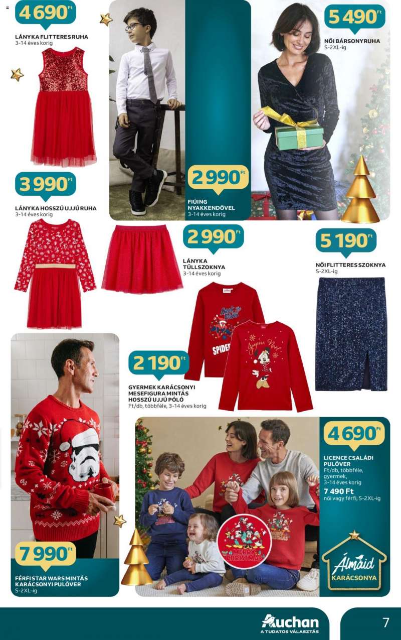 Auchan Karácsonyi ajándék ajánlatok 7 oldal