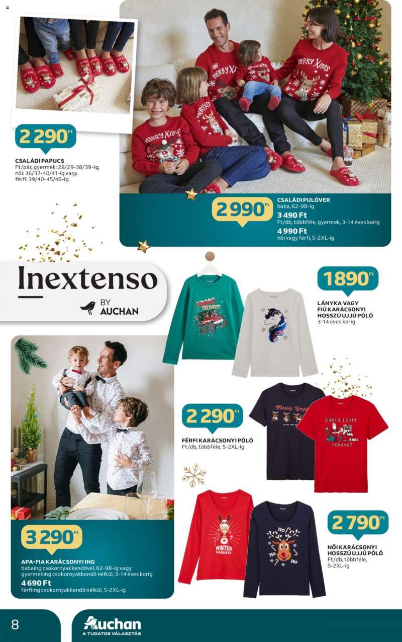 Auchan Karácsonyi ajándék ajánlatok 8 oldal