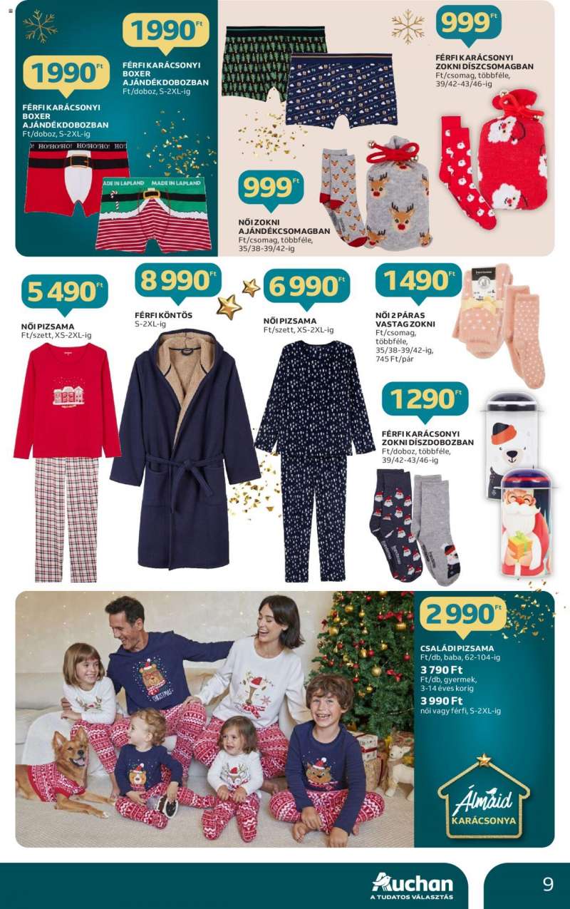 Auchan Karácsonyi ajándék ajánlatok 9 oldal