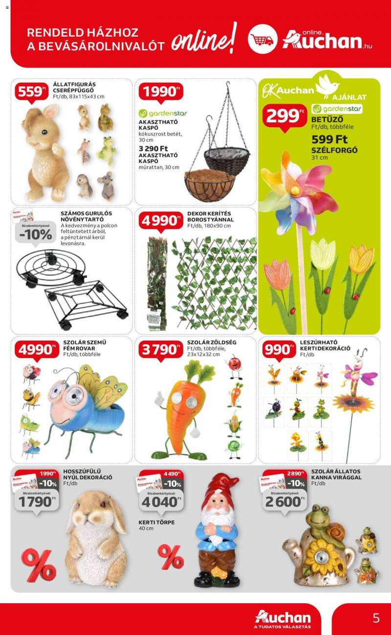 Auchan Hipermarket Valentin-napi és otthoni ajánlatok 5 oldal