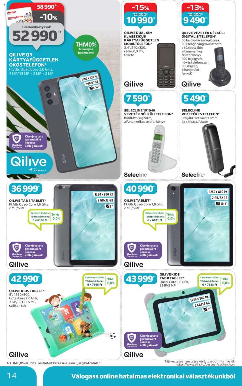 Auchan Hpermarket születésnapos Qilive ajánlatok 14 oldal