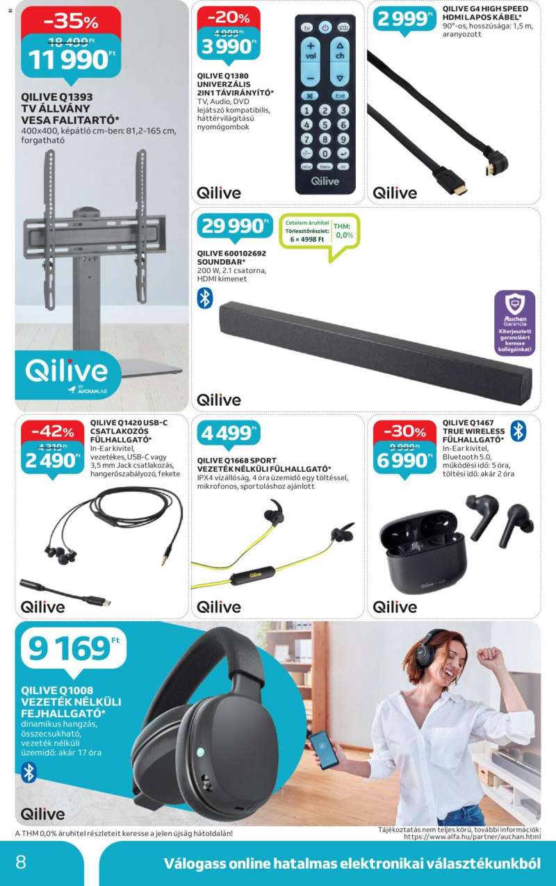 Auchan Hpermarket születésnapos Qilive ajánlatok 8 oldal