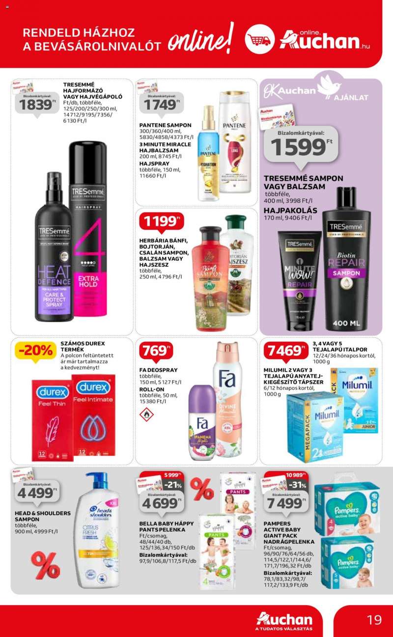 Auchan Akciós Újság Auchan 19 oldal