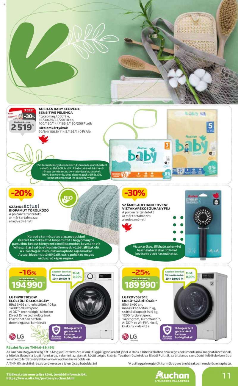 Auchan Hipermarket Green Week ajánlatok 11 oldal