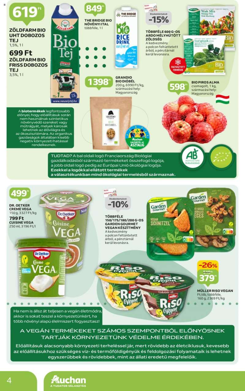Auchan Hipermarket Green Week ajánlatok 4 oldal
