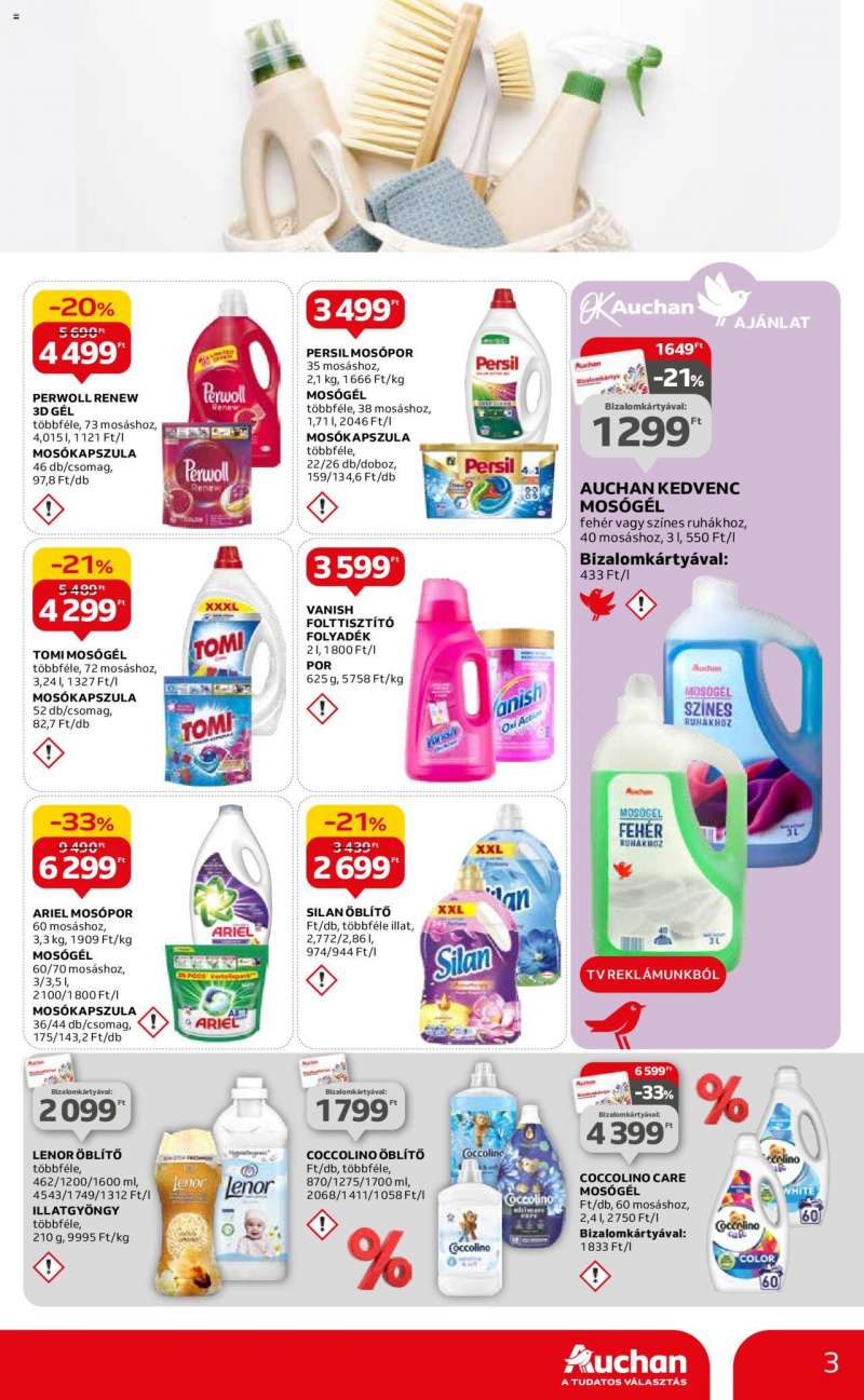 Auchan Hipermarket takarítás ajánlatok 3 oldal