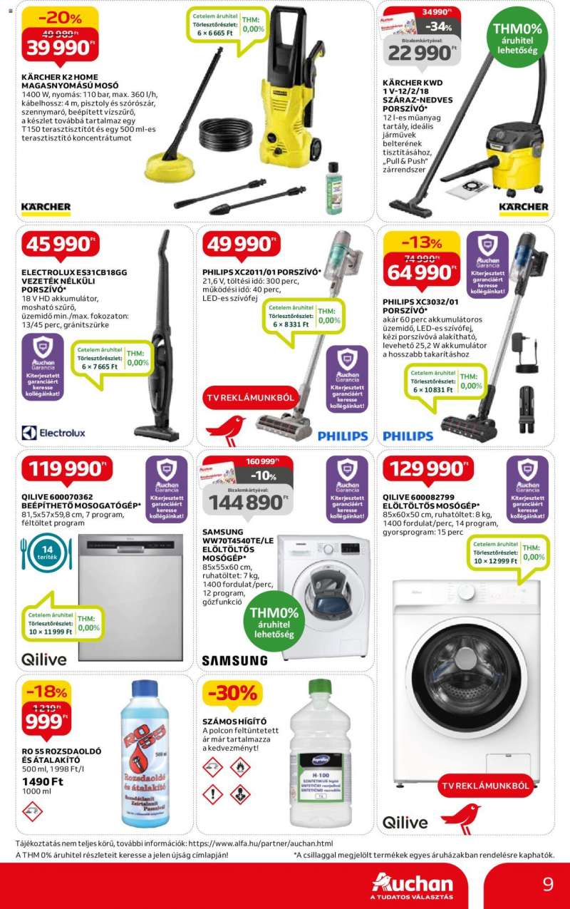 Auchan Hipermarket takarítás ajánlatok 9 oldal