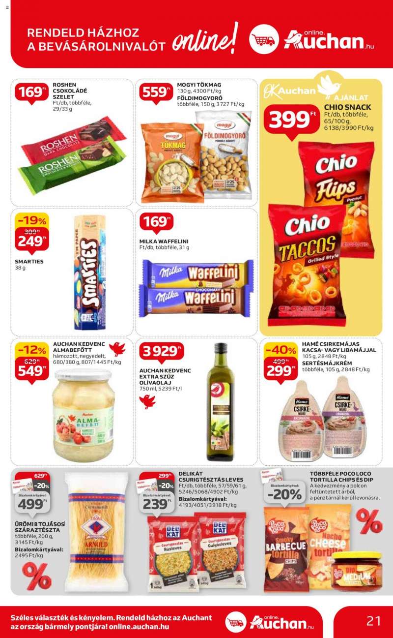 Auchan Akciós Újság Auchan 21 oldal