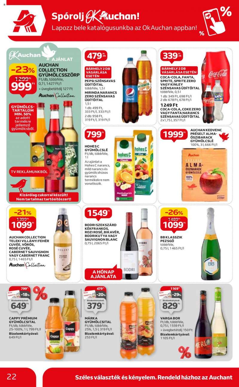 Auchan Akciós Újság Auchan 22 oldal