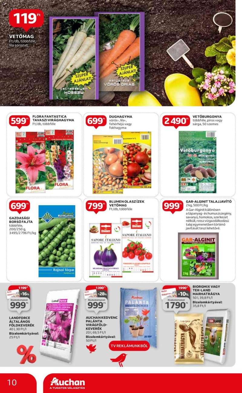 Auchan Hipermarket hazai és otthon ajánlatok 10 oldal