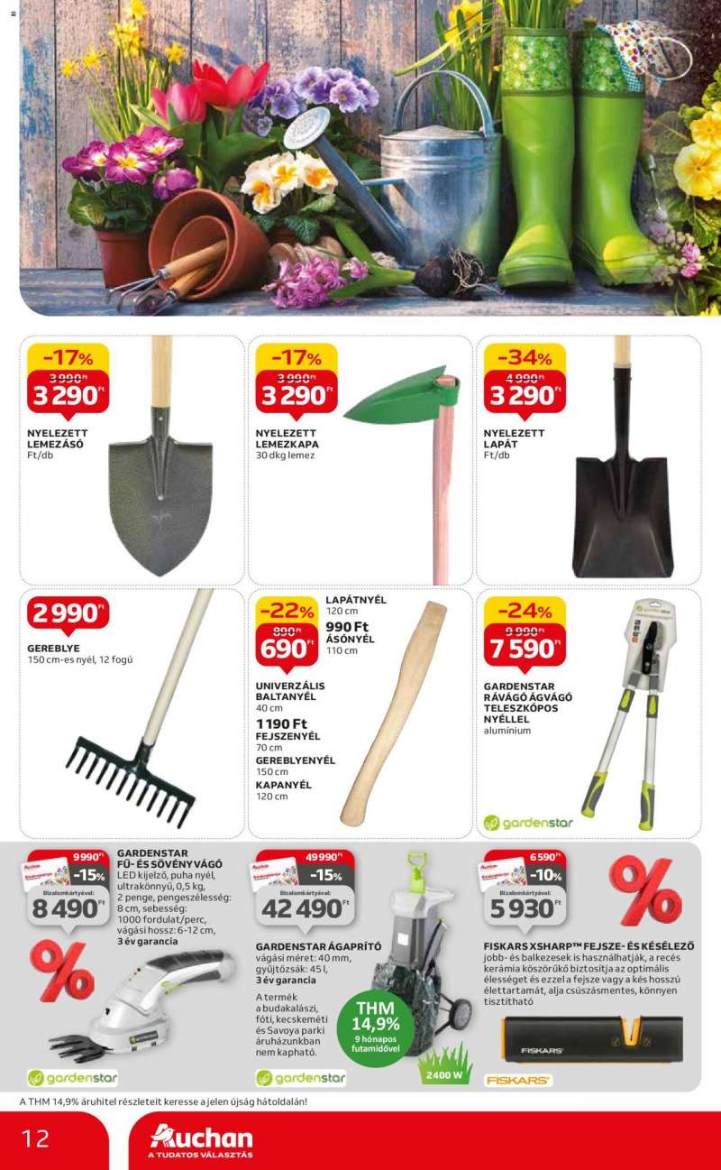 Auchan Hipermarket hazai és otthon ajánlatok 12 oldal