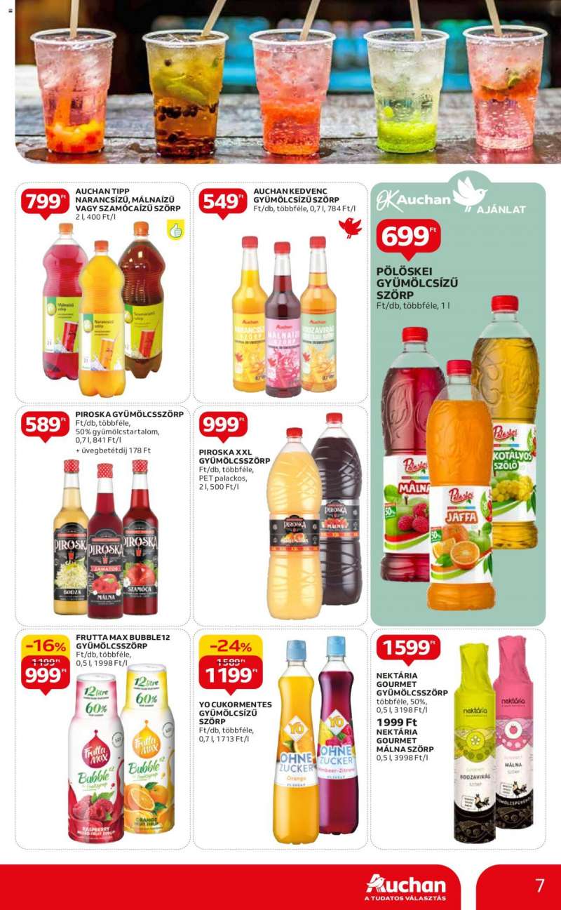 Auchan Hipermarket hazai és otthon ajánlatok 7 oldal