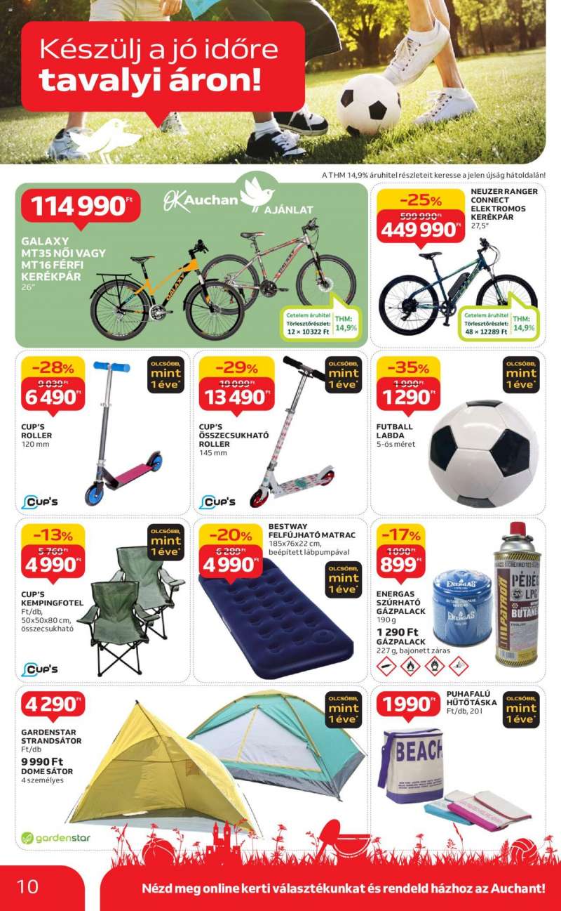 Auchan Hipermarket szabadidő ajánlatok 10 oldal