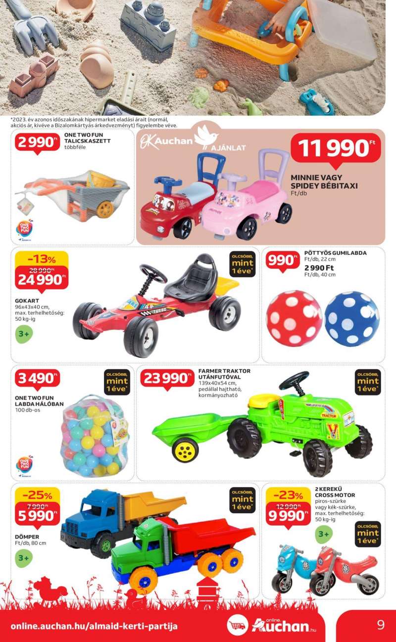 Auchan Hipermarket szabadidő ajánlatok 9 oldal