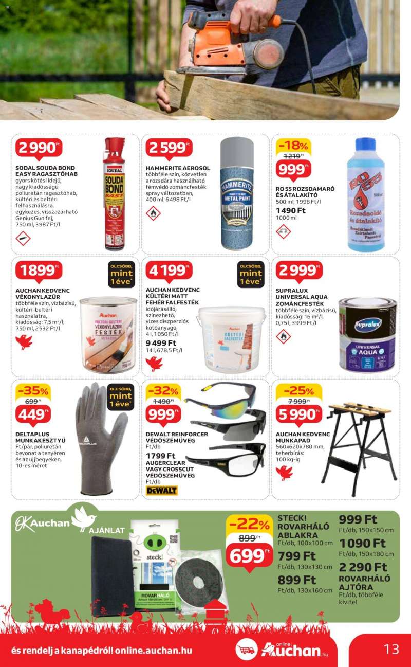Auchan Hipermarket kerti ajánlatok 13 oldal