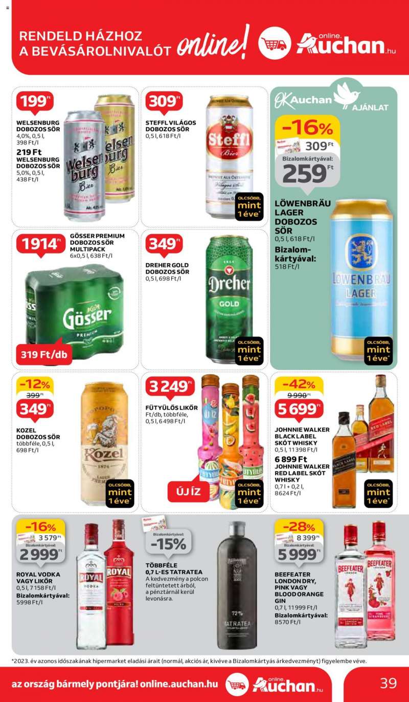 Auchan Akciós Újság Auchan 39 oldal